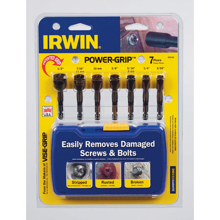 IRWIN Screw/Bolt Remover 7Pc 394100